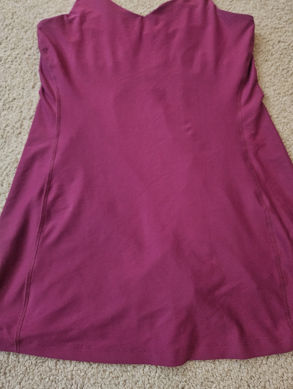 Old Navy Active Powersoft Women’s Magenta Athletic Dress with Shorts Large L - Picture 3 of 11